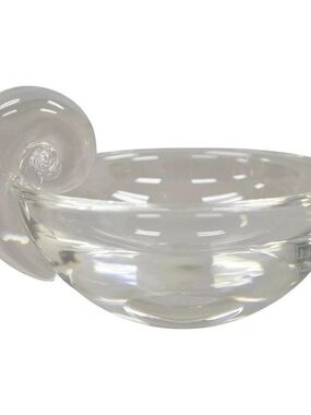 Vintage Steuben crystal olive bowl